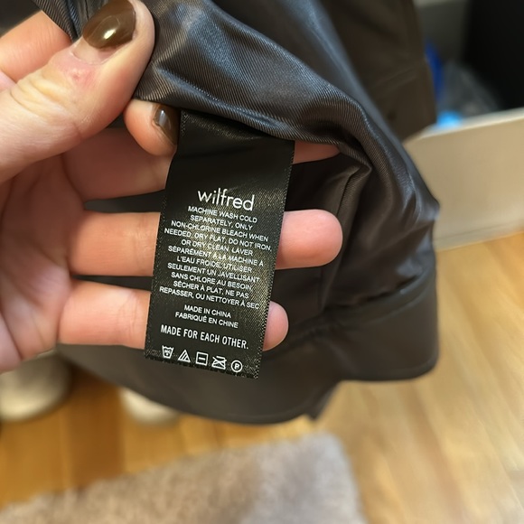 NWT Aritzia Wilfred Autum Shirt Jacket in Peppercorn Grey size XS - Picture 10 of 12